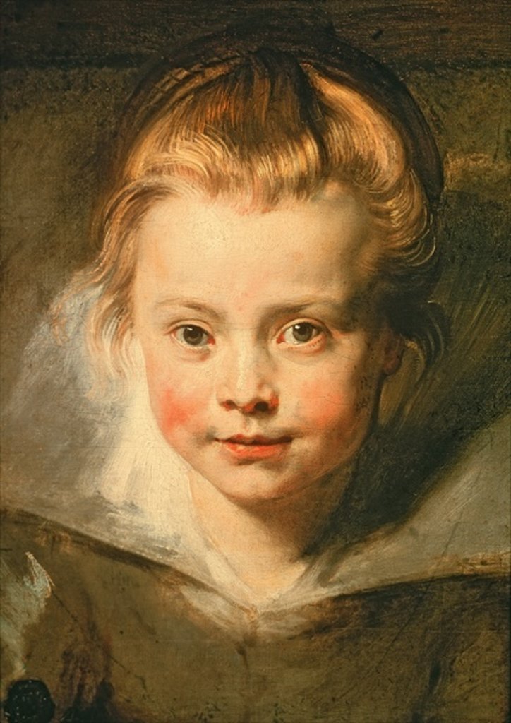 Detail of Clara Serena, c.1616 by Peter Paul Rubens