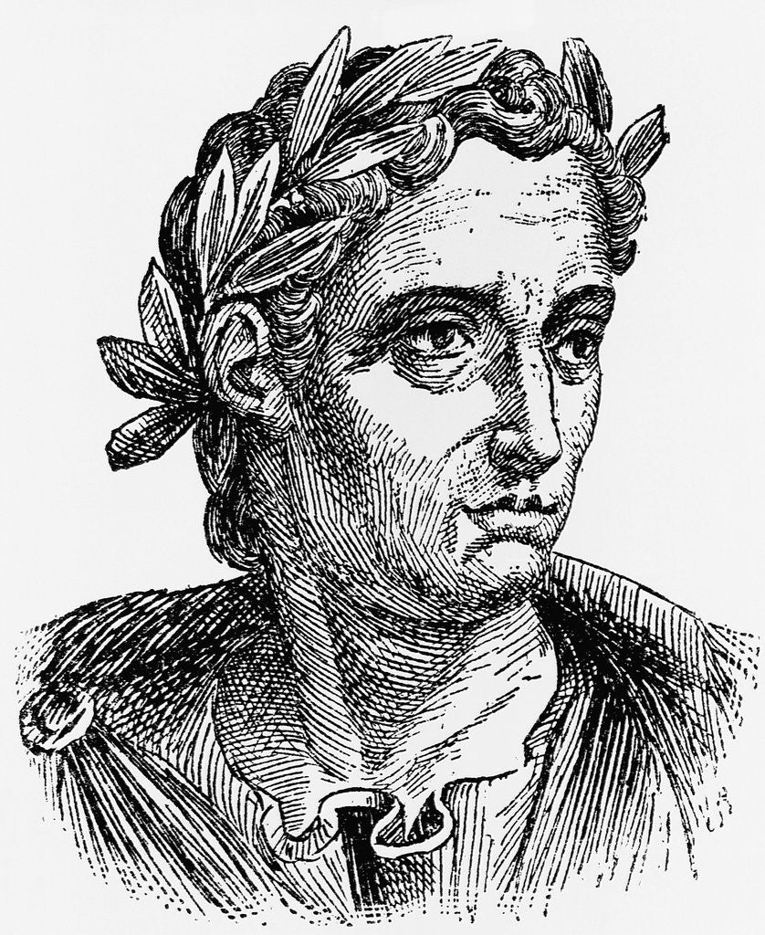 Detail of Engraving of Pliny the Younger by Anonymous