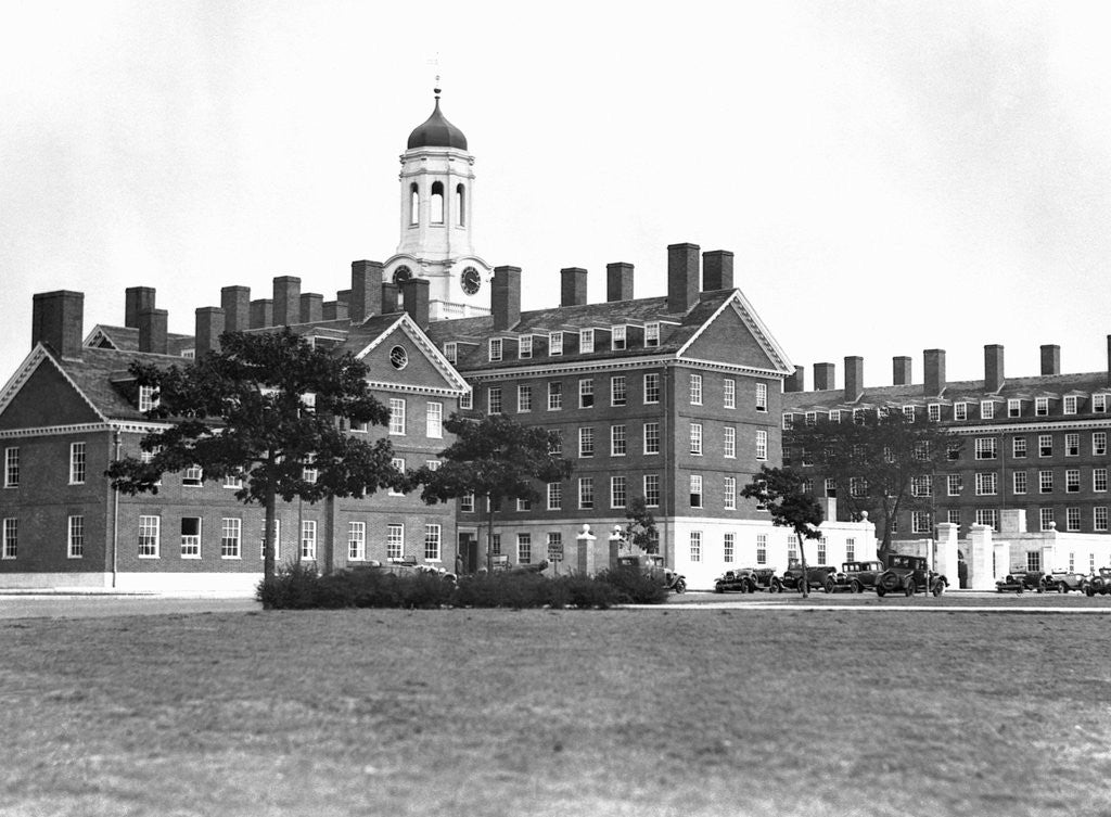 Detail of Dormitories at Harvard University by Anonymous