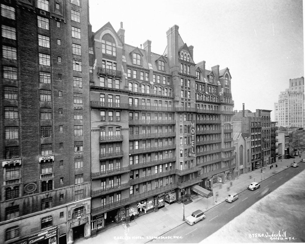 Detail of Chelsea Hotel in New York by Anonymous