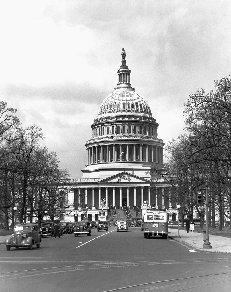 Detail of U.S. Capitol Building by Corbis