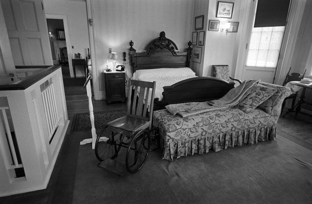 Detail of Interior of FDR's Room in Hyde Park, NY by Anonymous