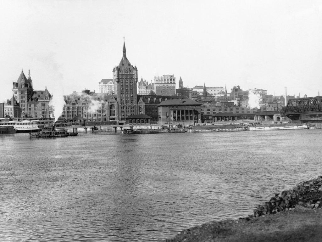 Detail of Albany, New York by Anonymous