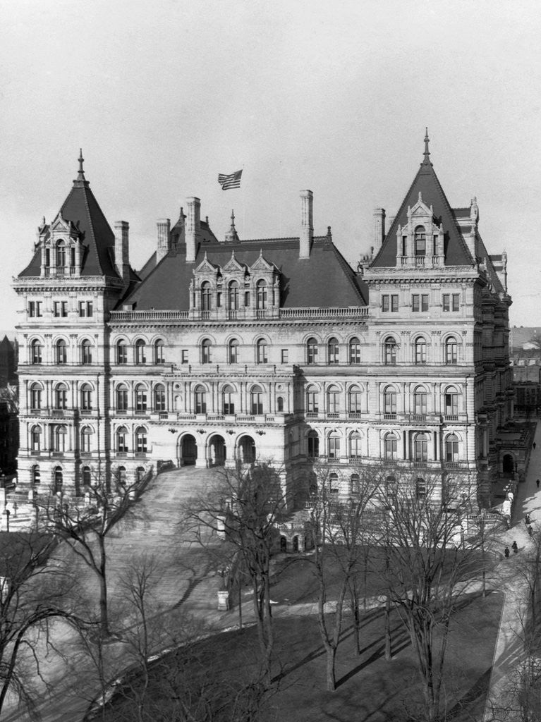 Detail of New York State Capitol by Anonymous