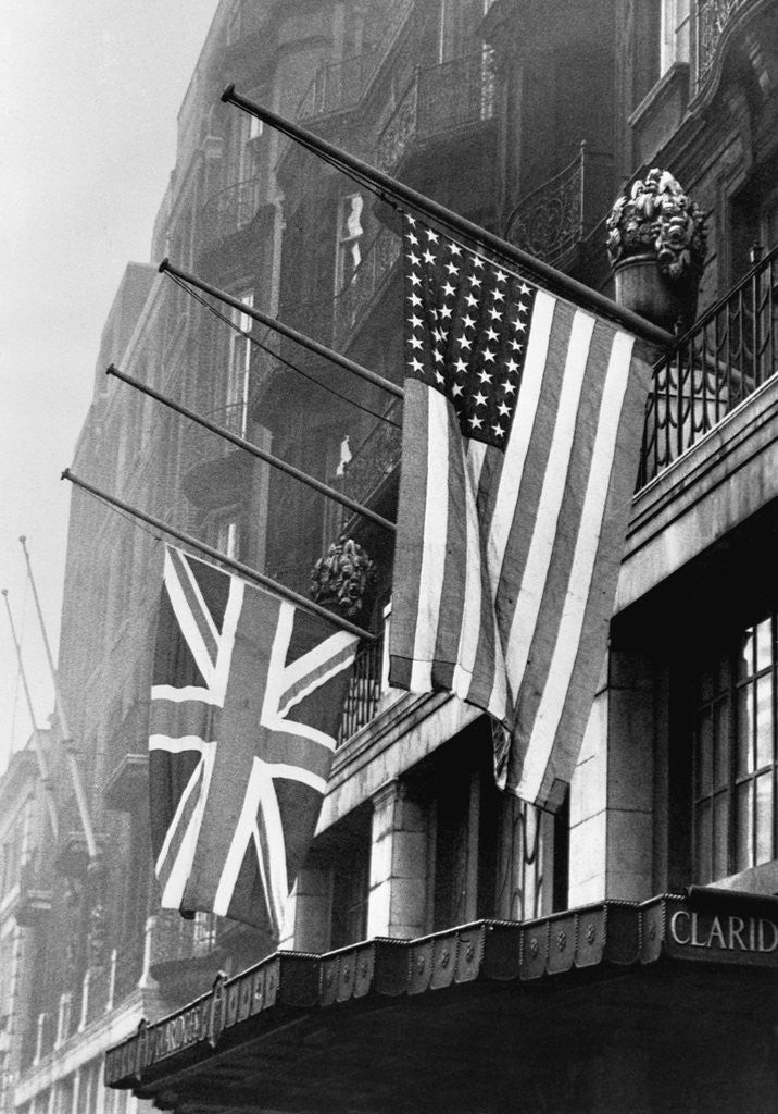 Detail of Two Countries Mourning Roosevelt by Anonymous