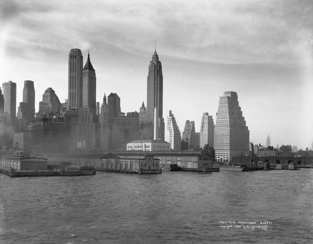 Detail of New York Skyscrapers by Anonymous