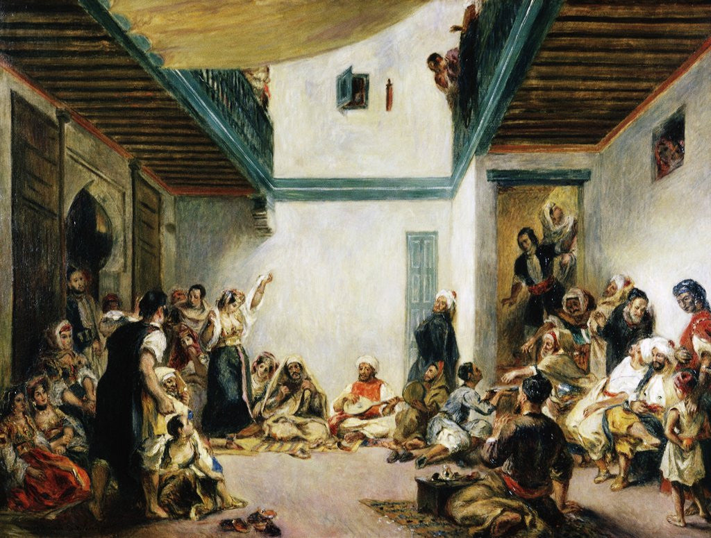 Detail of Jewish Wedding in Morocco by Pierre-Auguste Renoir