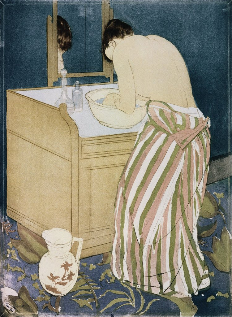 Detail of Woman Washing Hands by Mary Cassatt