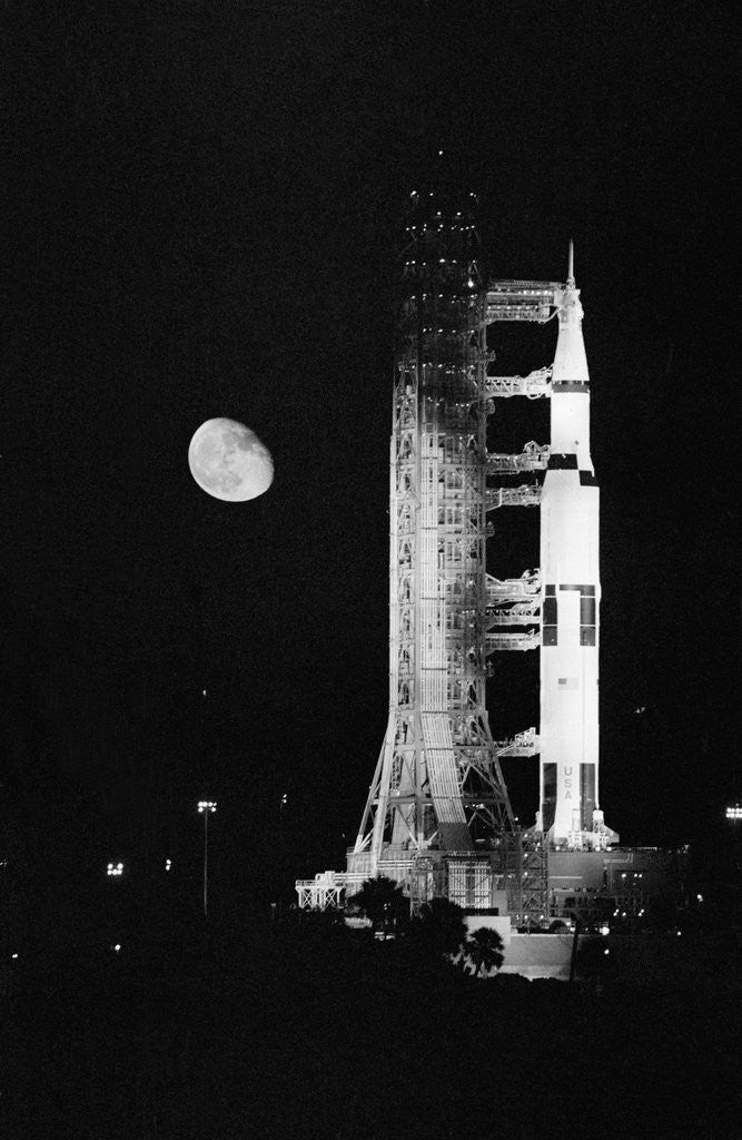 Detail of Apollo 11 Spacecraft Ready For Liftoff by Anonymous