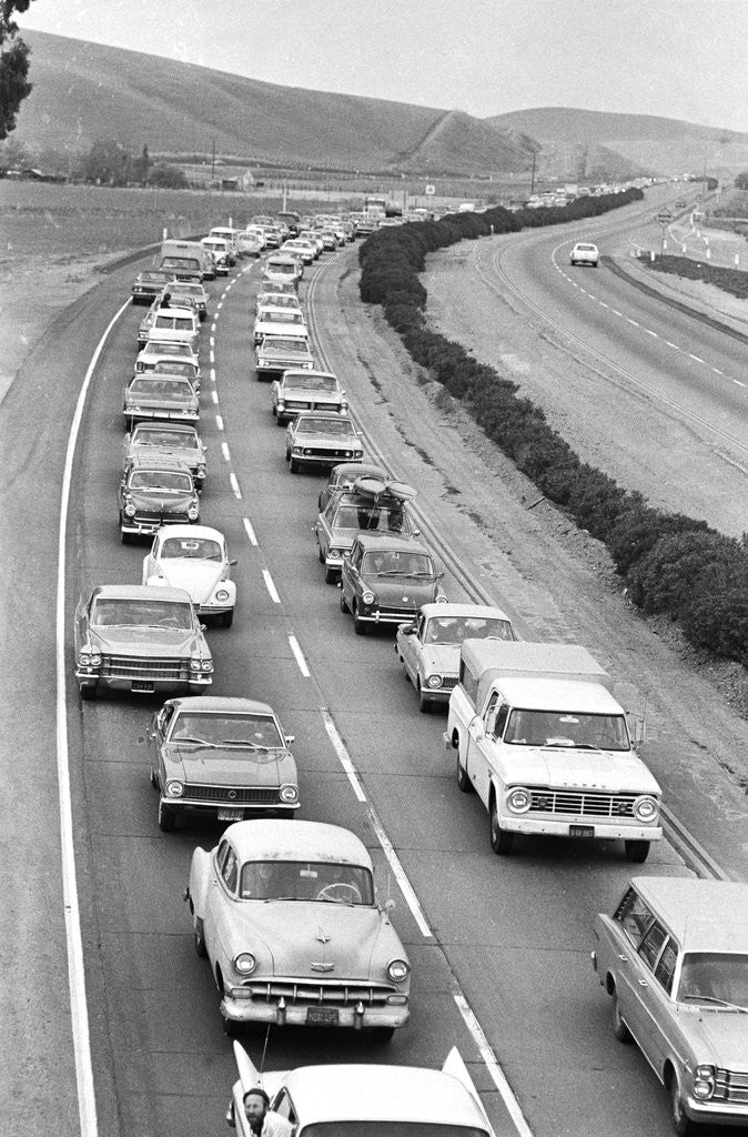 Detail of Traffic Jam Due To Rolling Stones Concer by Anonymous