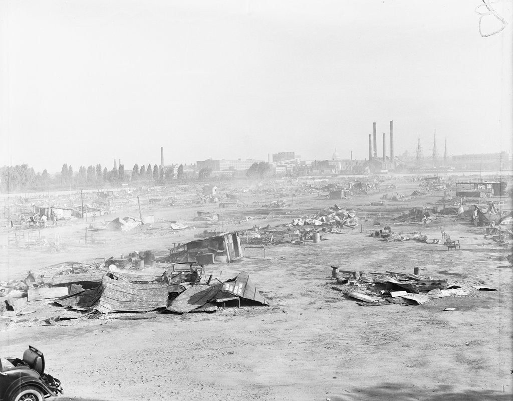 Detail of Ruins of Shanty Town on Anacostia Flats by Corbis