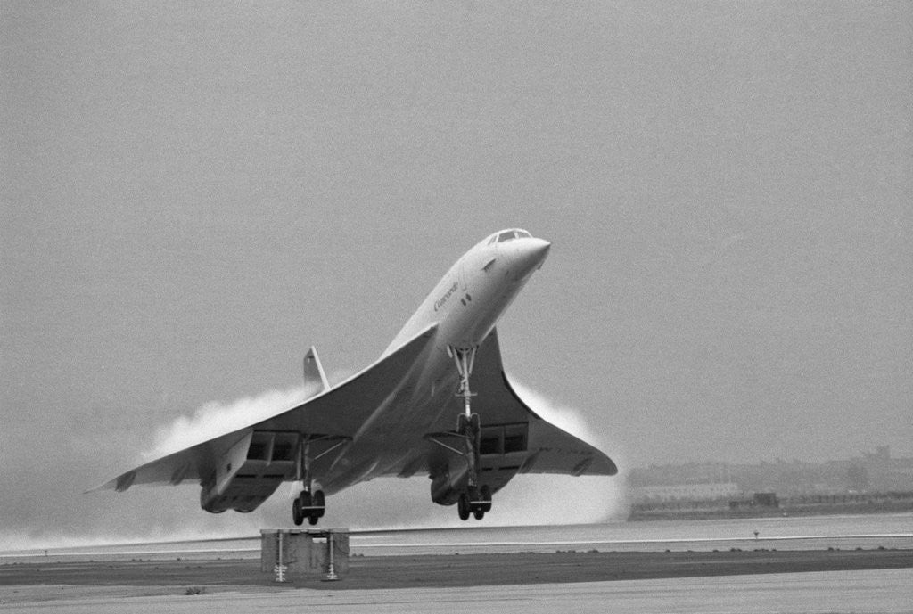 Detail of Concorde On First Takeoff From New York by Anonymous