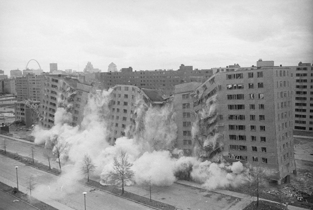 Detail of Building Being Demolished by Anonymous