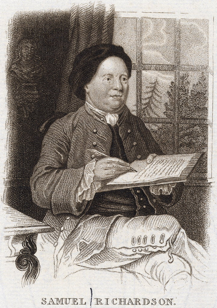 Detail of English Novelist Samuel Richardson by Anonymous