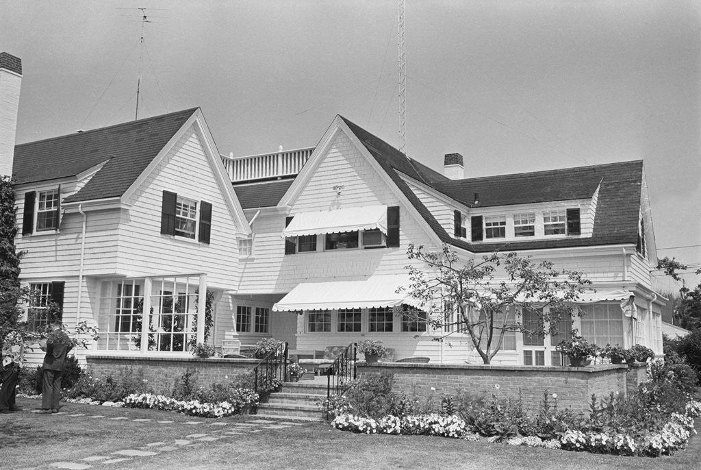 Detail of Kennedy Summer Home in Hyannisport by Corbis