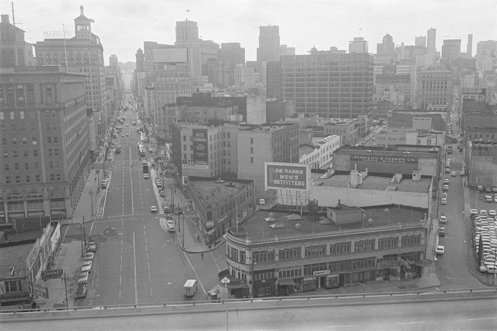 Detail of Streets and Buildings of San Francisco by Anonymous