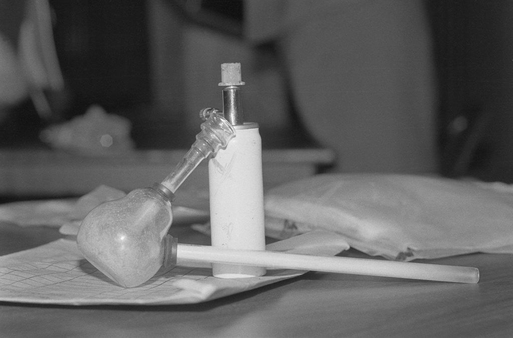 Detail of Crack Pipe Displayed By Police by Anonymous