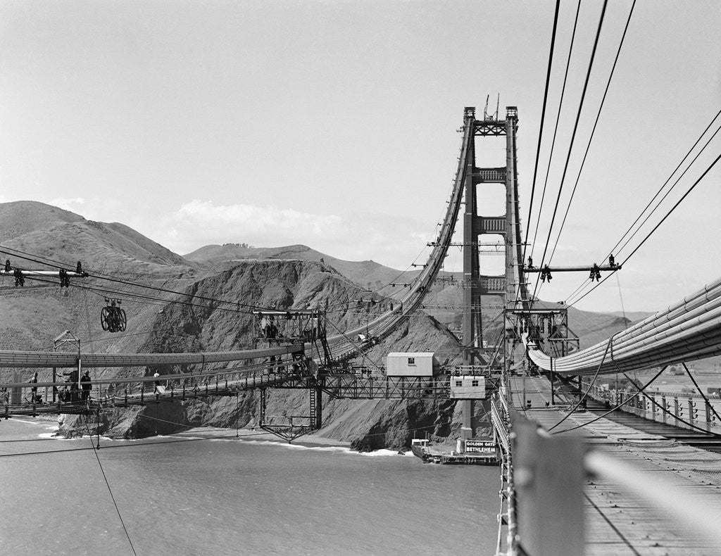 Detail of The Golden Gate Bridge by Anonymous