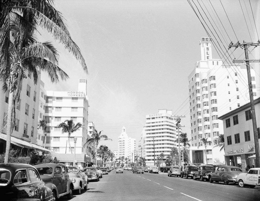 Detail of Collins Avenue from the South by Corbis