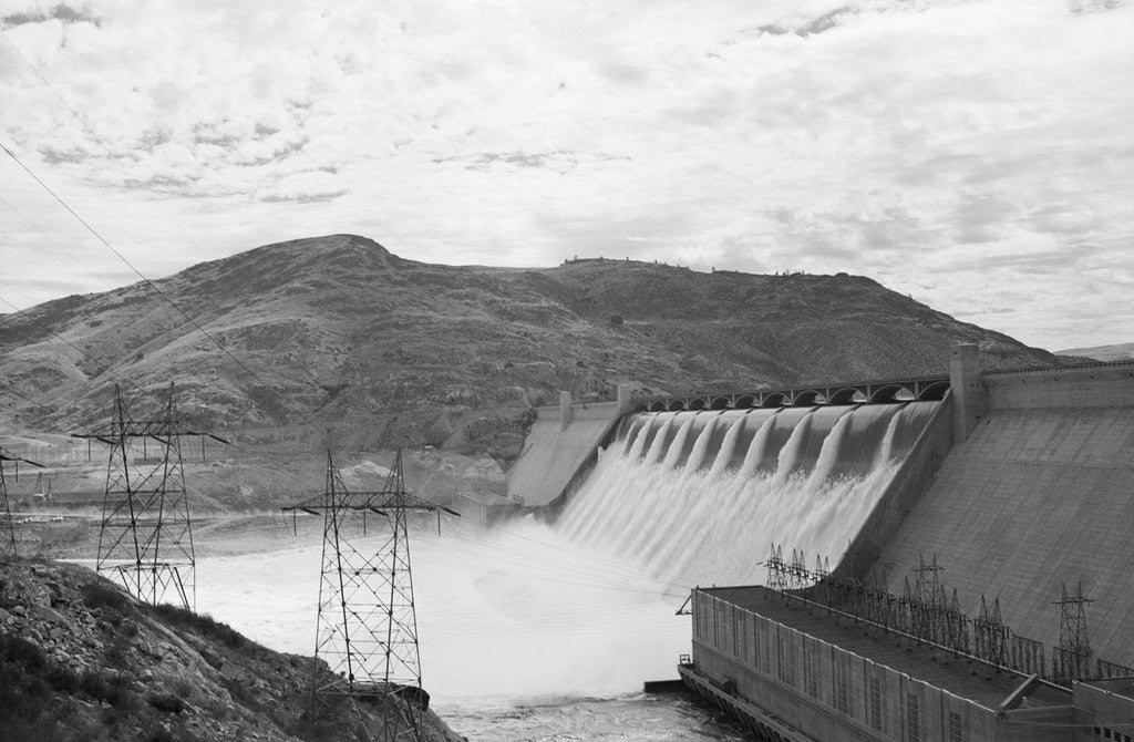 Detail of Grand Coulee Dam by Anonymous