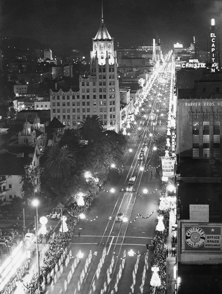 Detail of Hollywood Boulevard by Anonymous