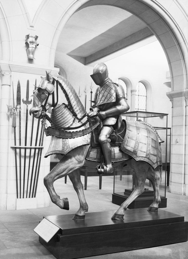 Detail of Knight and Equestrian Armor by Corbis