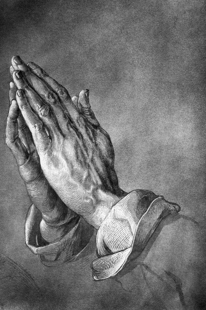 Detail of Study of Praying Hands by Albrecht Dürer