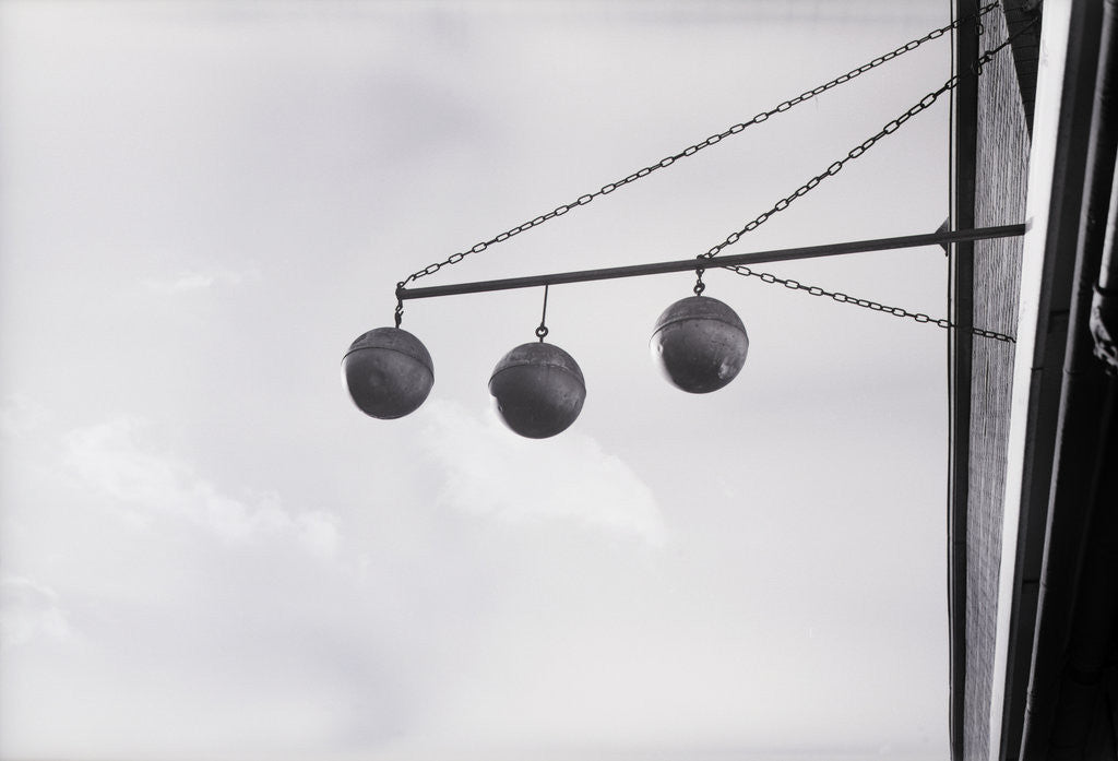 Detail of Pawn Shop Balls by Anonymous