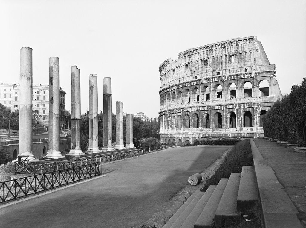 Detail of Colosseum From Temple by Anonymous