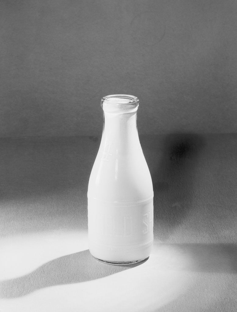 Detail of Quart Bottle of Milk by Anonymous