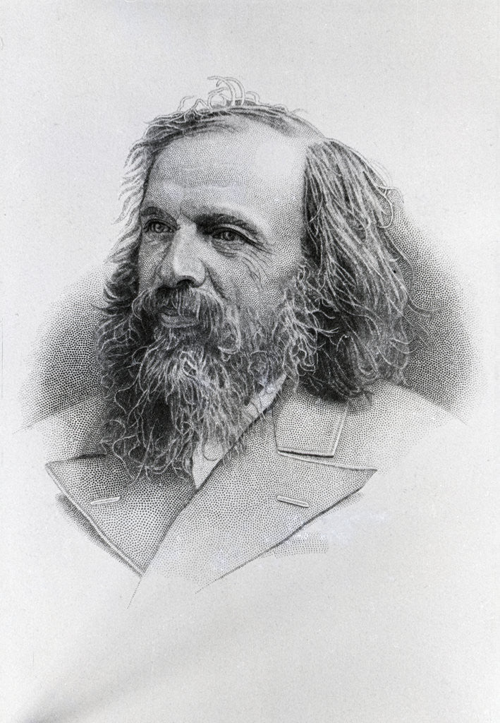 Detail of Dmitry Ivanovich Mendeleyev by Anonymous