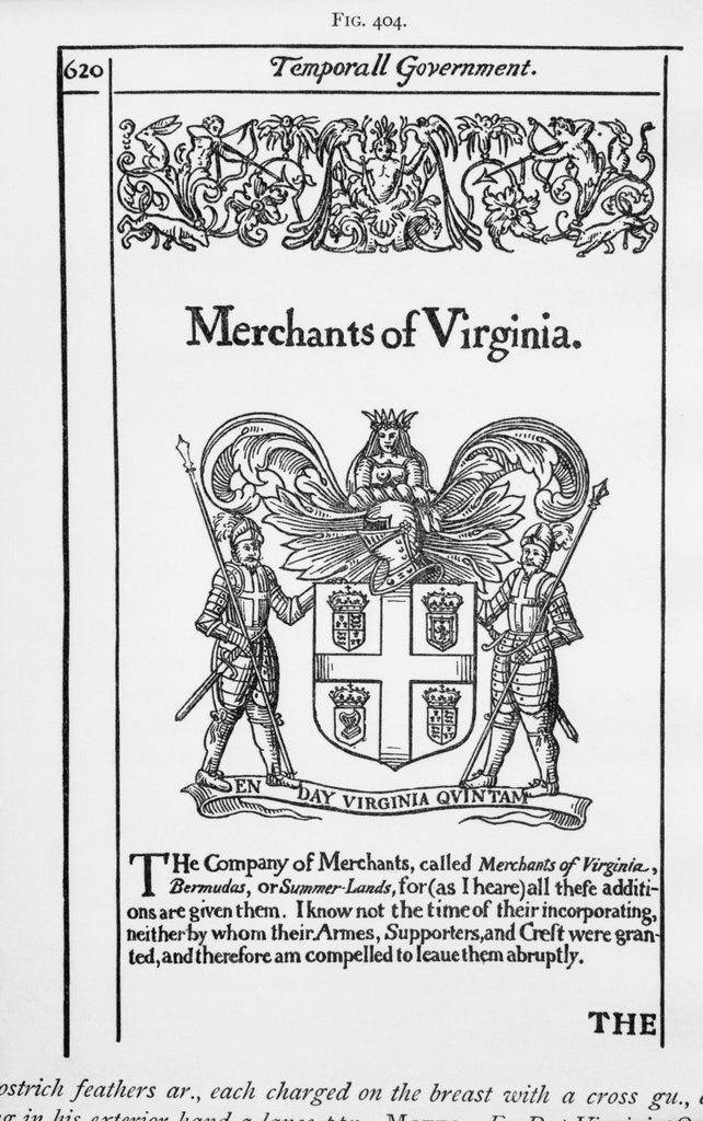 Detail of Seal Of Merchant'S Company Of Virginia by Anonymous