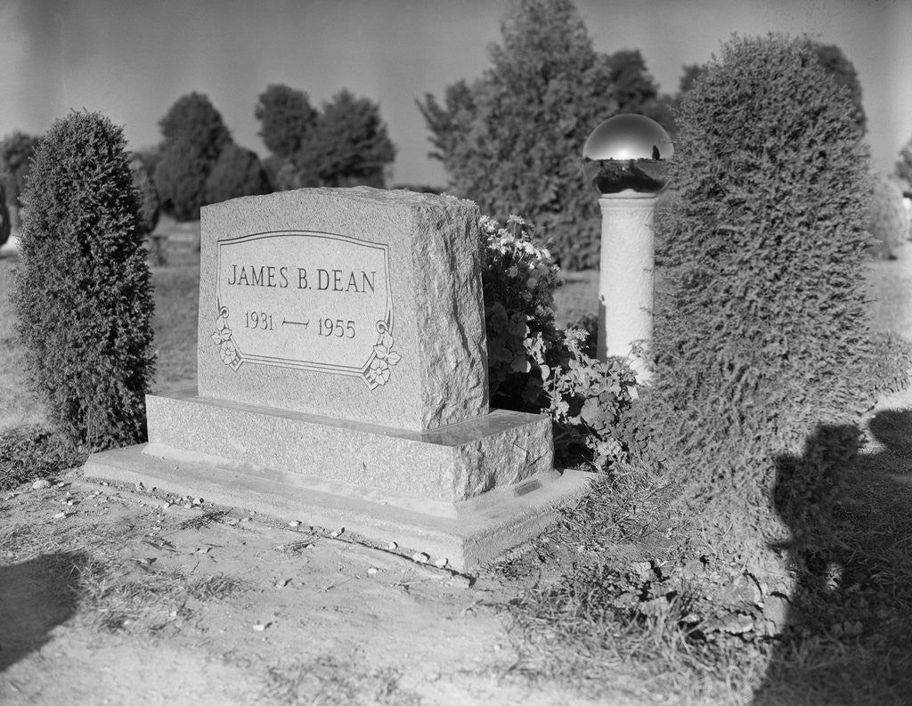 Detail of James Dean'S Headstone by Corbis