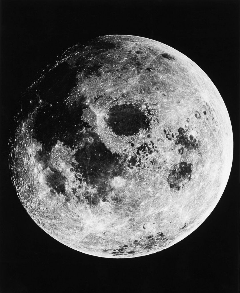 Detail of Moon Seen From Apollo 11 by Anonymous
