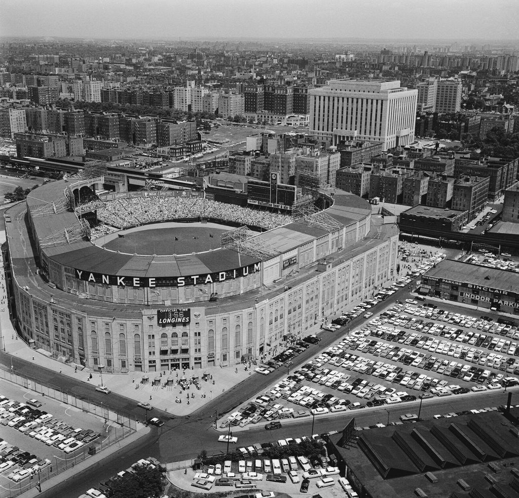 Aerial View Of Yankee Stadium by Corbis