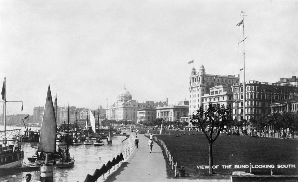 Detail of View Of The Bund Looking South by Anonymous