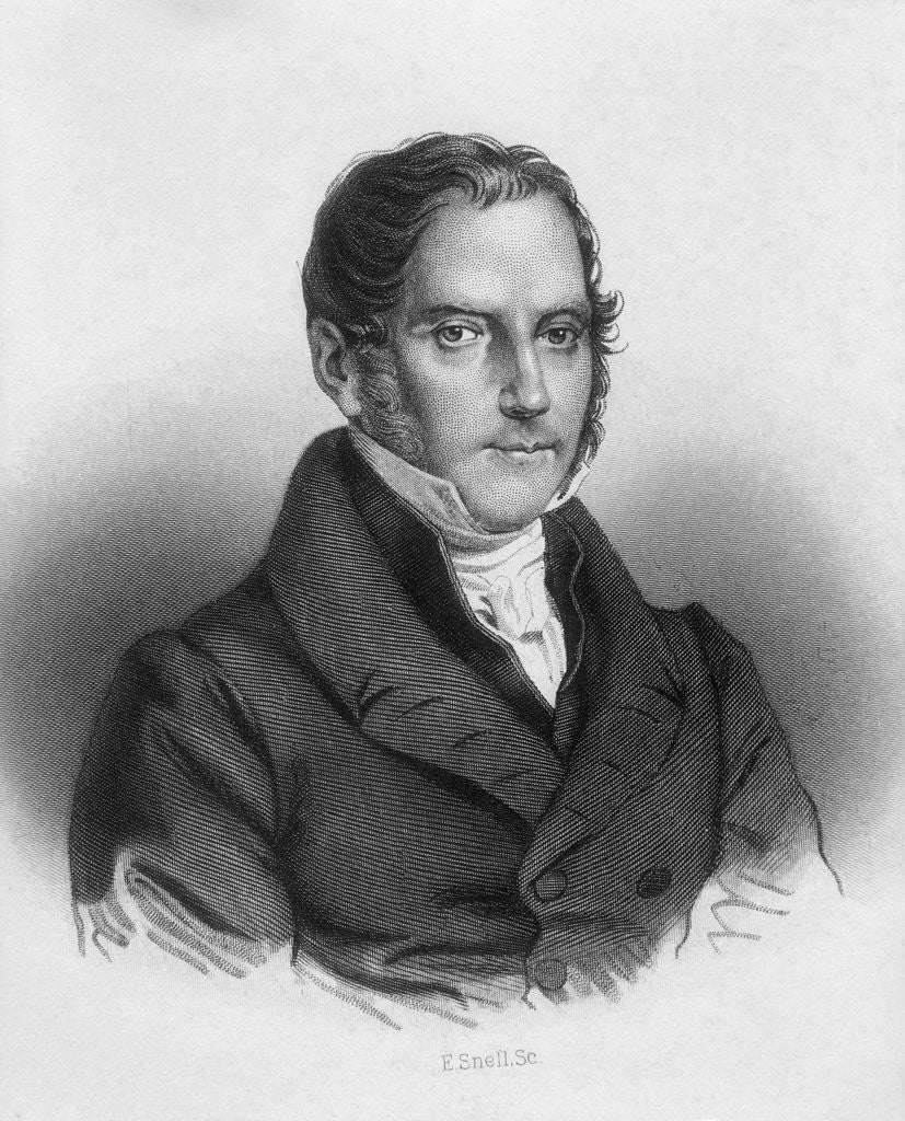 Detail of German Violin Virtuoso Spohr, Headshould by Anonymous