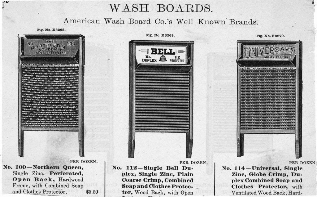 Detail of Washboard; Engraving by Anonymous