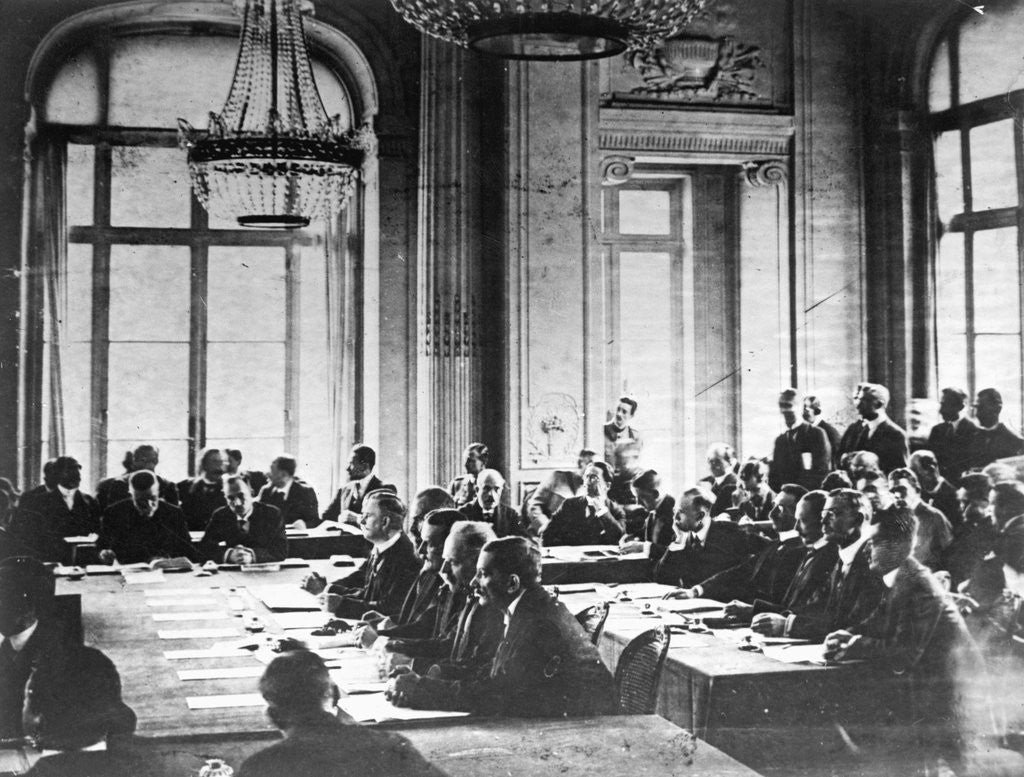 Delegates at Peace of Bucharest by Corbis