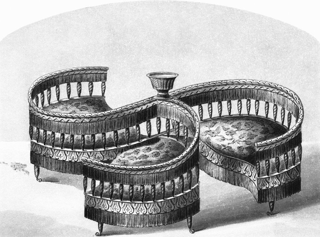 Detail of Victorian Drawing Room Chair by Anonymous