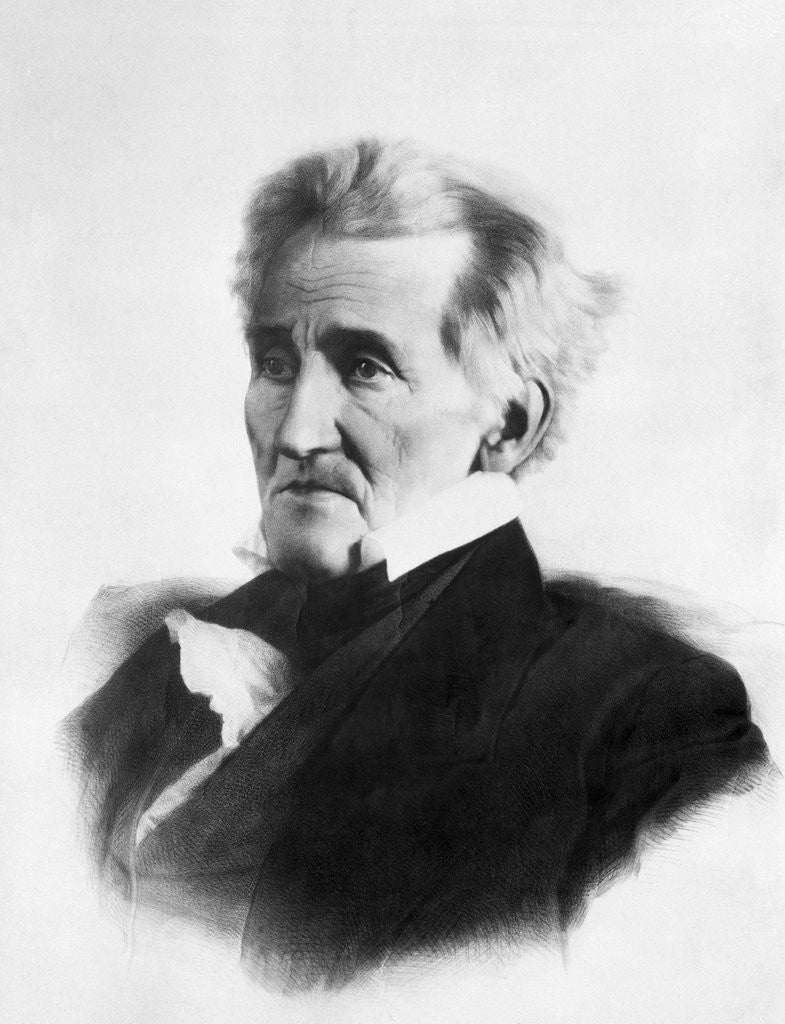 Detail of Portrait of Andrew Jackson by Anonymous