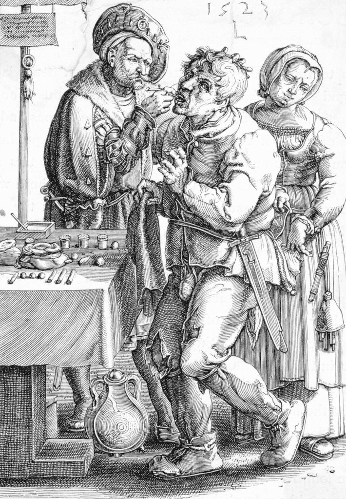 Detail of The Surgeon Dentist by Anonymous
