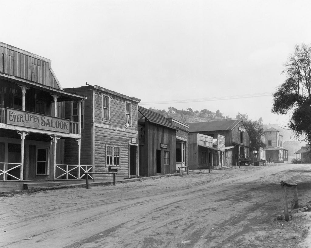 Detail of Universal Studios' Western Movie Set by Anonymous