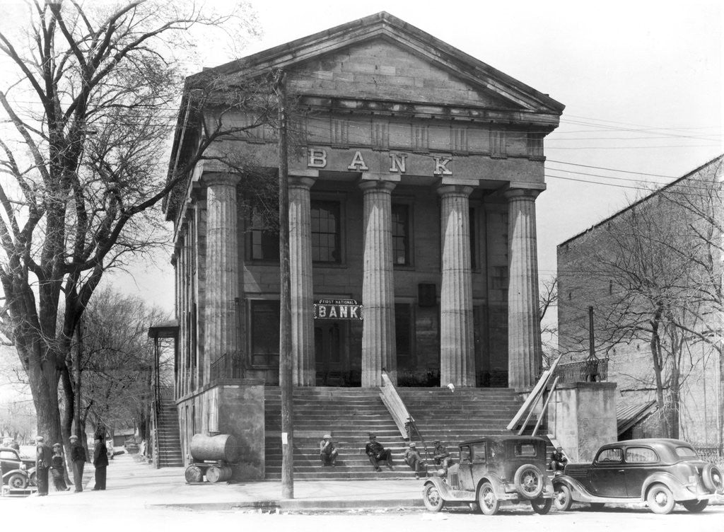 Detail of Bank Exterior by Anonymous