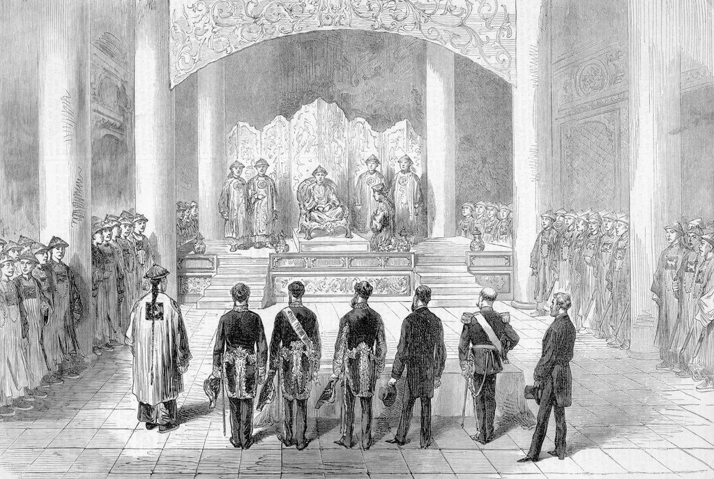 Detail of Reception Of Foreign Ministers; Emperor by Anonymous