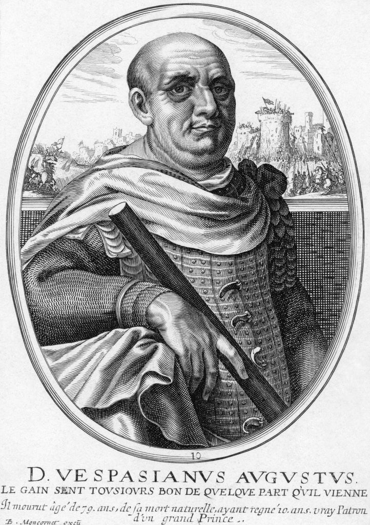 Detail of Vespasian Roman Emperor by Anonymous