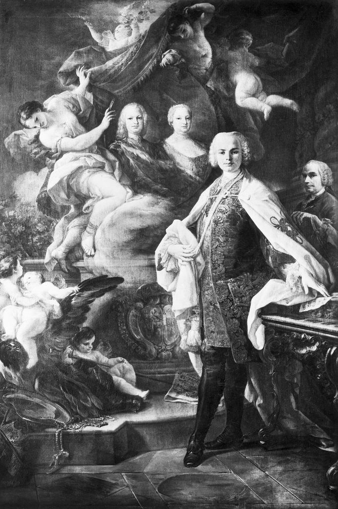 Detail of Painting Of Castrato Soprano by Anonymous