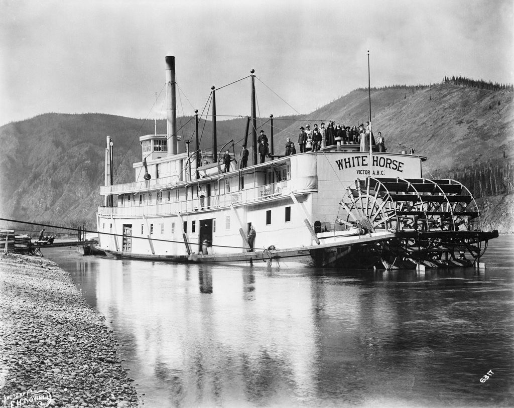 Detail of Klondike Goldrush; Steamboat by Corbis