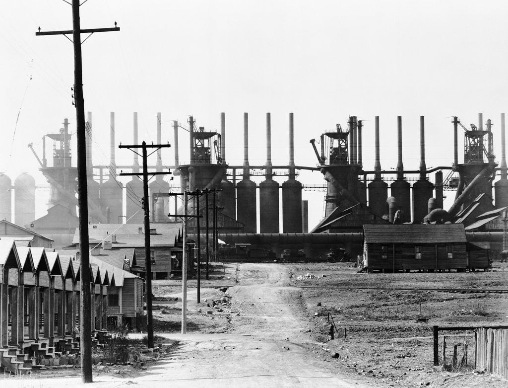 Detail of Chemical Plant With Adjoining Settlement by Anonymous