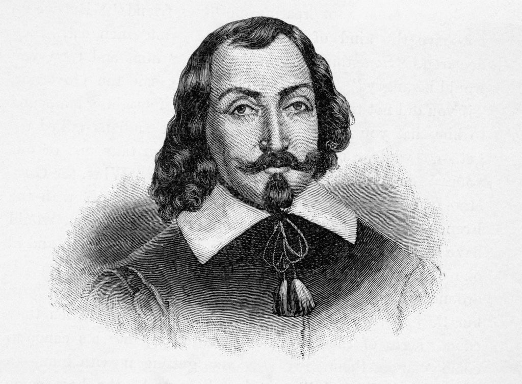 Detail of Portrait Of Explorer Samuel De Champlain by Anonymous